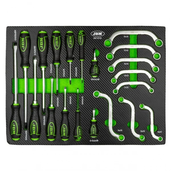 JBM 15733 Termoformato morbido con utensili 20 Pz.