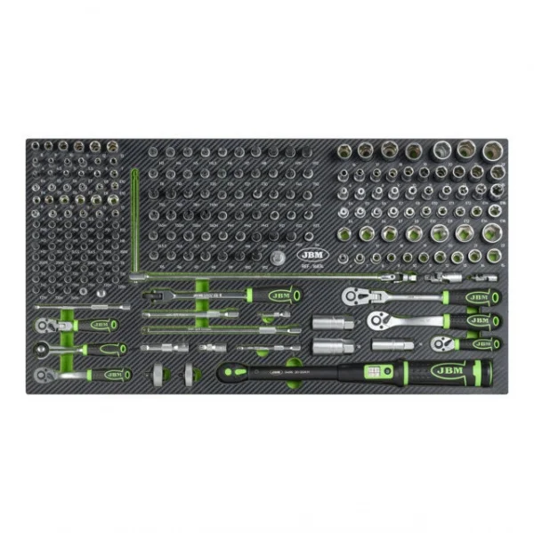 Jbm 16874 termoformato morbido con utensili 212 pz. - dettaglio 1