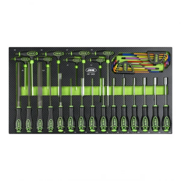 Jbm 16878 termoformato morbido con utensili 32 pz. - dettaglio 1