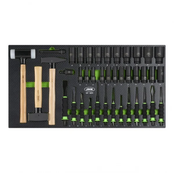 Jbm 16879 termoformato morbido con utensili 40 pz. - dettaglio 1