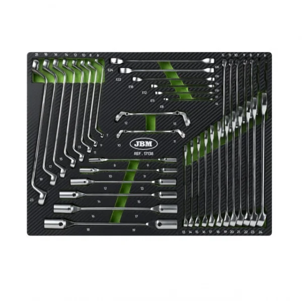 Jbm 17138 termoformato morbido con utensili 41 pz. - dettaglio 1