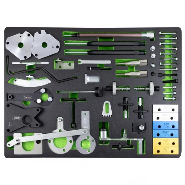 Jbm 53773 termoformato morbido con utensili per veicoli 56 pz. - dettaglio 1