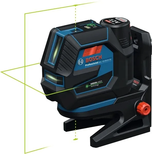 Bosch gcl 12v-50-22 cg livella laser verde combinata a linee e punti con treppiede 0601066s01 - dettaglio 2