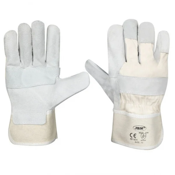 Jbm 52310 guanti in pelle e tela misura 10 - dettaglio 1