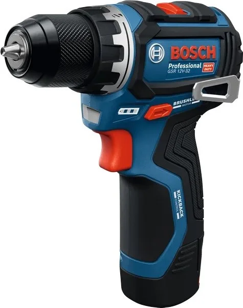 Bosch gsr 12v-32 trapano avvitatore a batteria 12 v brushless 06019n7003 4053423342871 - dettaglio 2