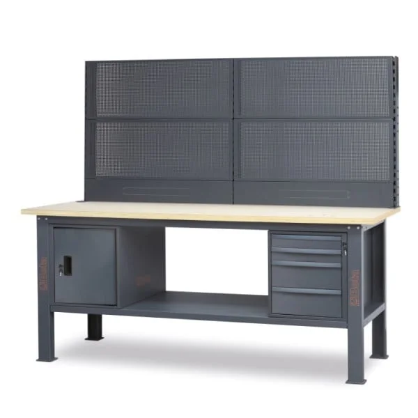 Beta c58bc-w2,1 4ca/a+svr banco completo con piano in legno 2,1 m con cassetti e anta 058000738 - dettaglio 1
