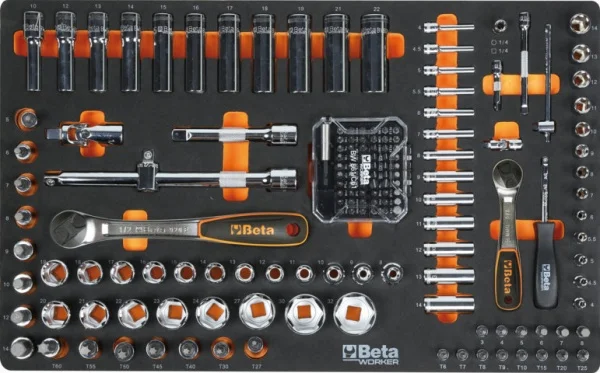 Beta bw 2400s 7/e-m cassettiera mobile con assortimento in termoformati 309 pz. 024006324 - dettaglio 5