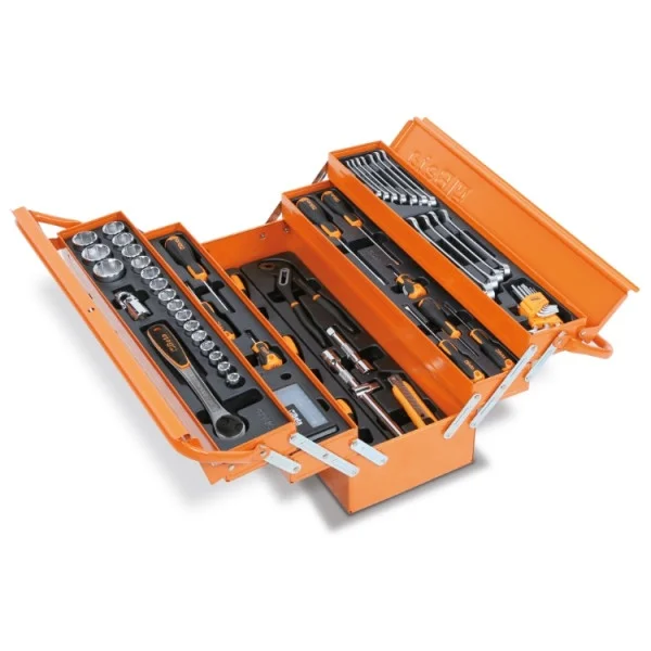 Beta BW 2120L-E/T91 Cestello in lamiera con assortimento 91 Pz.