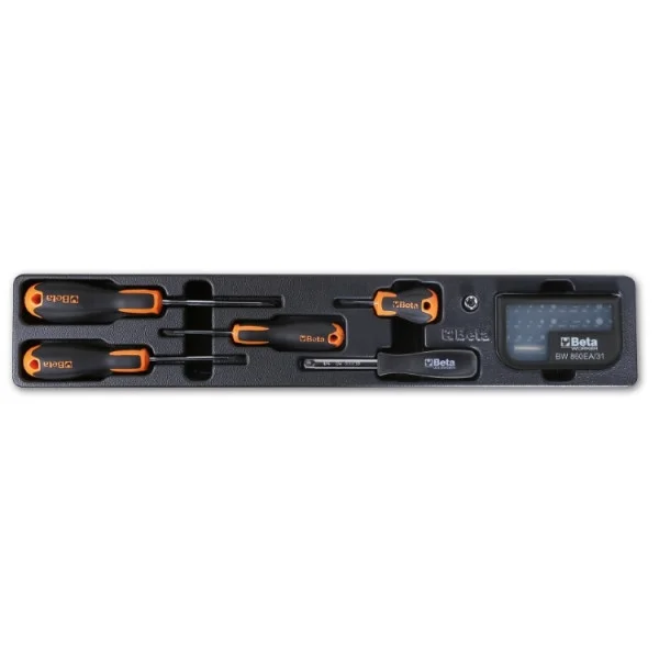 Beta BW 2120L-E/T91 Cestello in lamiera con assortimento 91 Pz. - 021206921