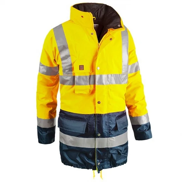 Sottozero 2302G Giaccone da lavoro alta visibilità giallo/blu - 2302G