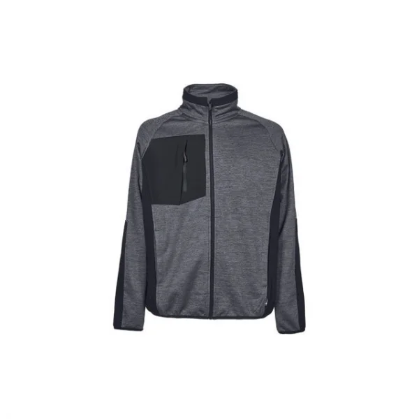 U-Power Hull Felpa full zip da lavoro grigia