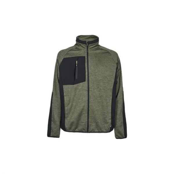 U-Power Hull Felpa full zip da lavoro verde scuro
