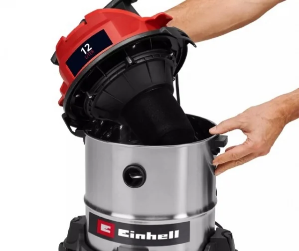 Einhell tc-vc 1240 s bidone aspiratore solidi e liquidi 950 w 2347400 - dettaglio 7