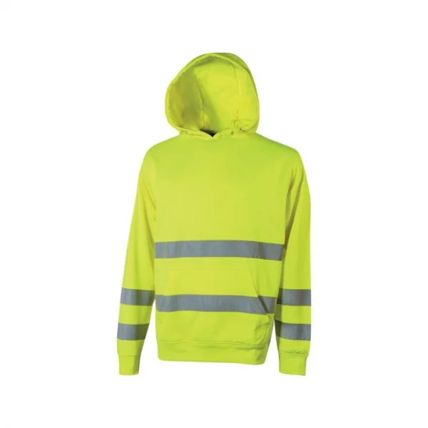 U-power hl398yf felpa da lavoro yellow fluo - dettaglio 1