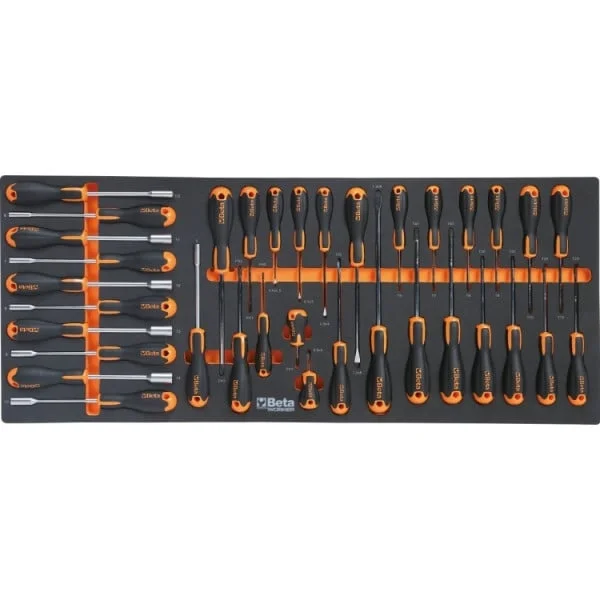 Beta bw 2400 rsc24axxl-o cassettiera arancione con assortimento utensili 1061 pz. 024006381 - dettaglio 7