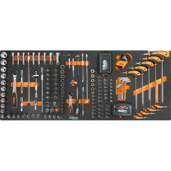 Beta bw 2400 rsc24axxl-r cassettiera rossa con assortimento utensili 1061 pz. 024006383 - dettaglio 2