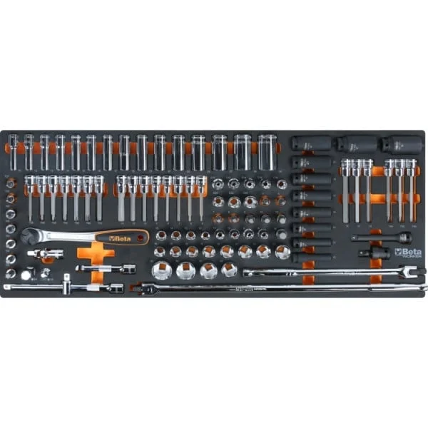 Beta bw 2400 rsc24axxl-r cassettiera rossa con assortimento utensili1061 pz. 024006383 - dettaglio 4