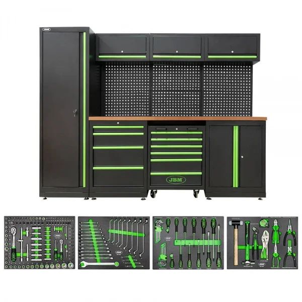 JBM SERIE599 Set arredamento officina con elettroutensili - SERIE599