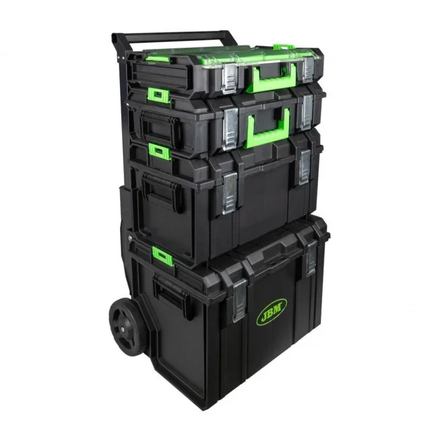 Jbm serie493e trolley modulare con avvitatori a impulsi e lampada led - dettaglio 2