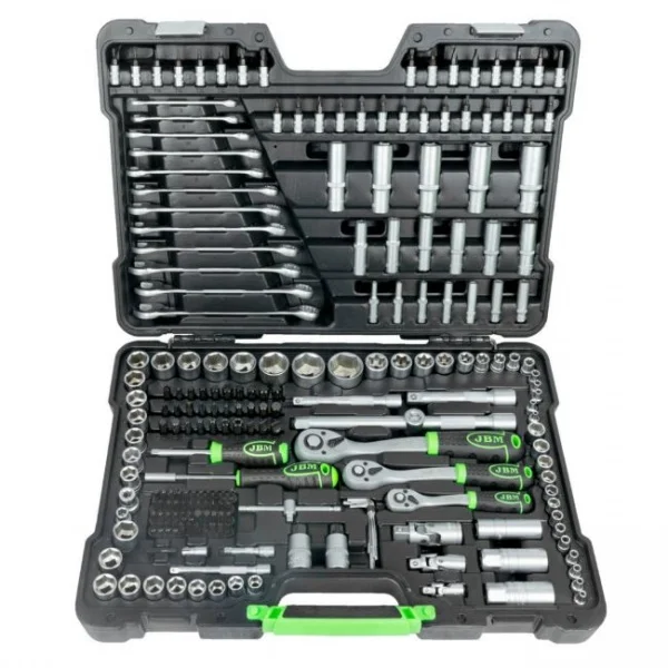 Jbm serie494c set compressore pneumatico e valigetta utensili 216 pz. - dettaglio 3