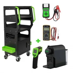 Jbm serie499e carrello diagnostico con strumenti di misurazione - dettaglio 1