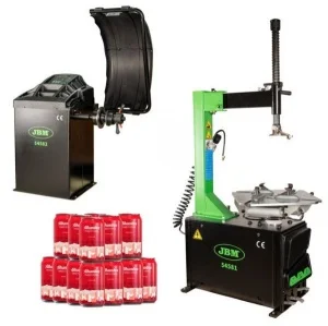 Jbm serie500 set smontagomme semiautomatico ed equilibratrice digitale - dettaglio 1
