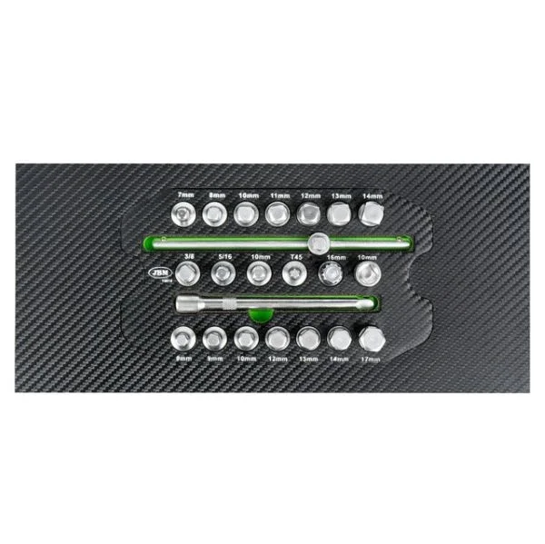 Jbm 15084 termoformato morbido con utensili 22 pz. - dettaglio 1