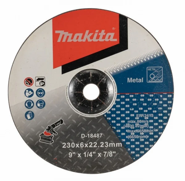 Makita a24r  disco abrasivo a centro depresso per metallo - dettaglio 4