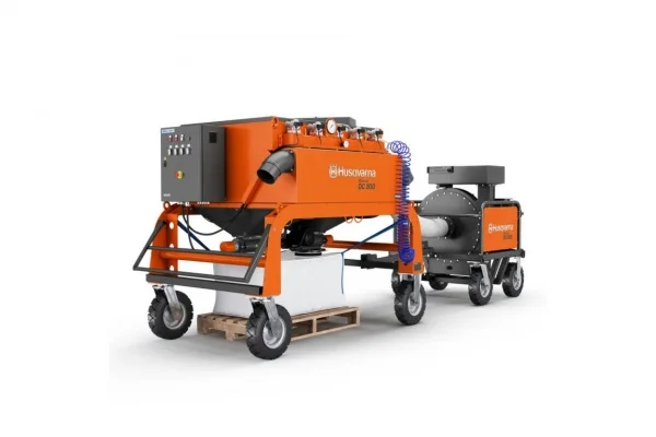 Husqvarna blastrac dc 900 collettore di polveri per cantieristica navale 970693701 - dettaglio 2