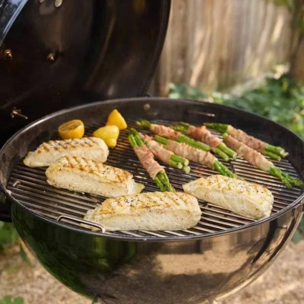 Weber master-touch barbecue a carbone 57 cm blu ardesia 1502204 - dettaglio 5