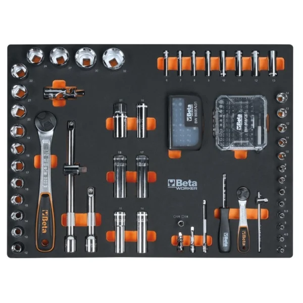 Beta c45pro 2.0 b7x/196ut combinazione arredo officina con assortimento 196 pz. 045009155 - dettaglio 3