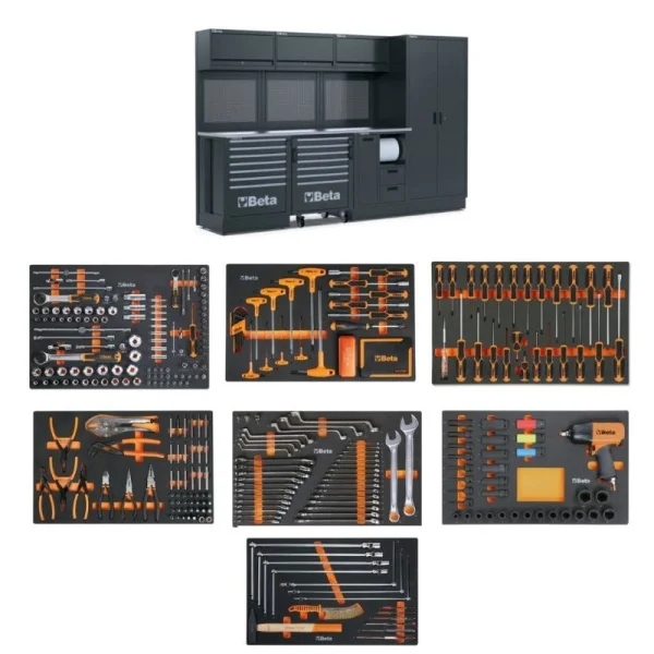 Beta RSC50 2.0 FX/445UT Combinazione arredo officina con assortimento 445 Pz. 050001086 - 050001086