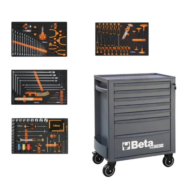 Beta 2400 RSC24/7-VAS/A Cassettiera antracite 7 cassetti con assortimento utensili 223 Pz. 024004043