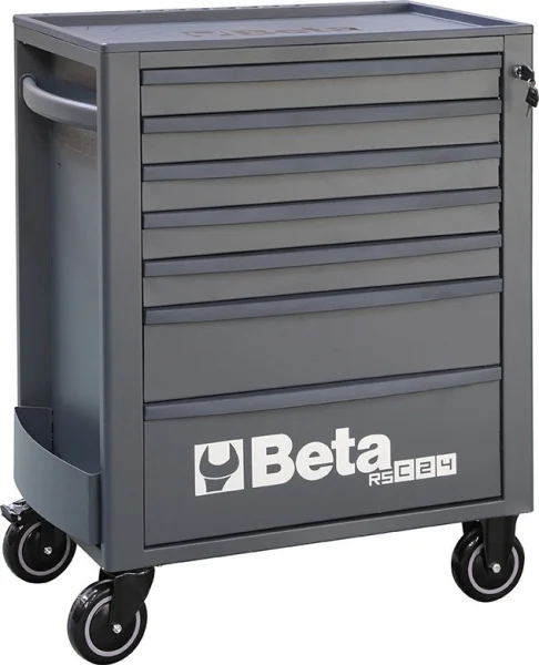 Beta 024004043 cassettiera antracite 7 cassetti con assortimento utensili 223 pz. - dettaglio 1