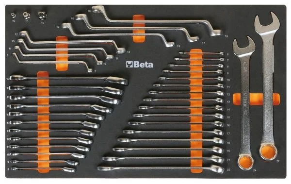 Beta 024004026 cassettiera antracite 8 cassetti con assortimento 445 pz. - dettaglio 2