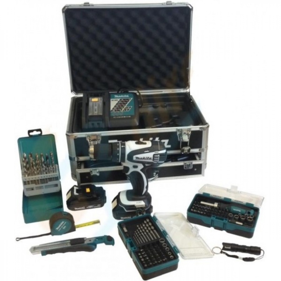 Trapano avvitatore con percussione Makita DHP456-1