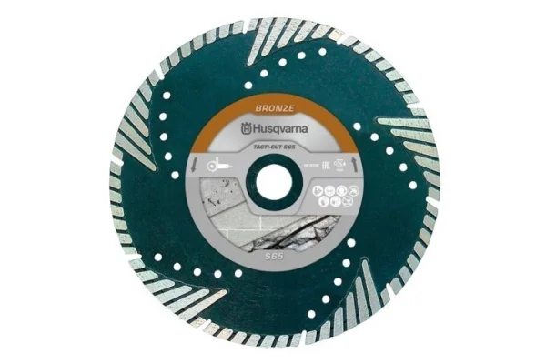 Husqvarna disco diamantato tacti-cut 115 mm per smerigliatrice angolare s65 579820530 - dettaglio 1
