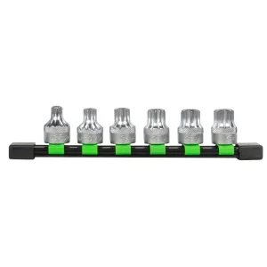 Jbm 51409 set di inserti 12 denti xzn inviolabili 1/2" 6 pz. - dettaglio 1