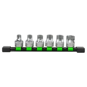 Jbm 51410 set di inserti torx inviolabili 1/2" 6 pz. - dettaglio 1