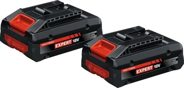 Bosch set 2 batterie 18 v 4,0 ah  cod. 1600a03738 - dettaglio 1