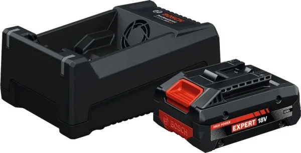 Bosch set batteria 18 v 4,0 ah e caricabatterie  cod. 1600a0373m - dettaglio 1