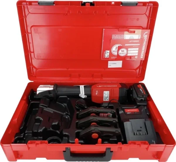 Rothenberger Romax 4000 Pressatrice elettroidraulica 32 kN set ganasce M a batteria Amp 1000004174