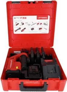 Rothenberger romax compact iii ampshare pressatrice elettroidraulica 19 kn set ganasce m a batteria 1000004274 - dettaglio 1