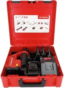Rothenberger romax compact iii ampshare pressatrice elettroidraulica 19 kn set ganasce th a batteria 1000004280 - dettaglio 1