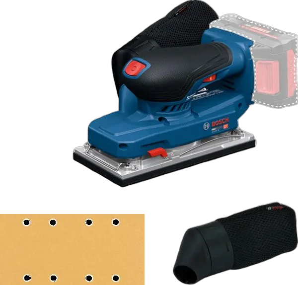 Bosch Levigatrice orbitale Brushless 18 V senza batterie GSS18V-18 PRO cod. 06019R7001