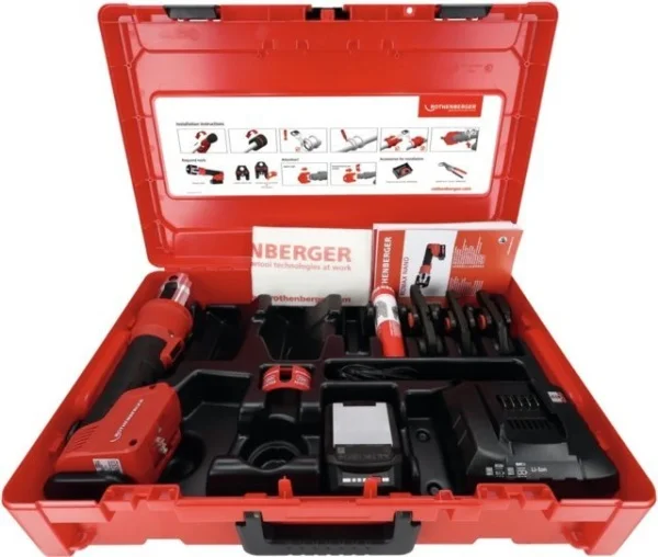 Rothenberger romax nano ijaws set pressatrice ibrida 32 kn ijaws set ganasce m a batteria 1000005044 - dettaglio 1