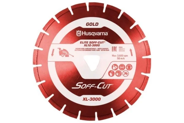 Husqvarna disco diamantato elite soff-cut 343 mm xl14-3000 542756114 - dettaglio 1