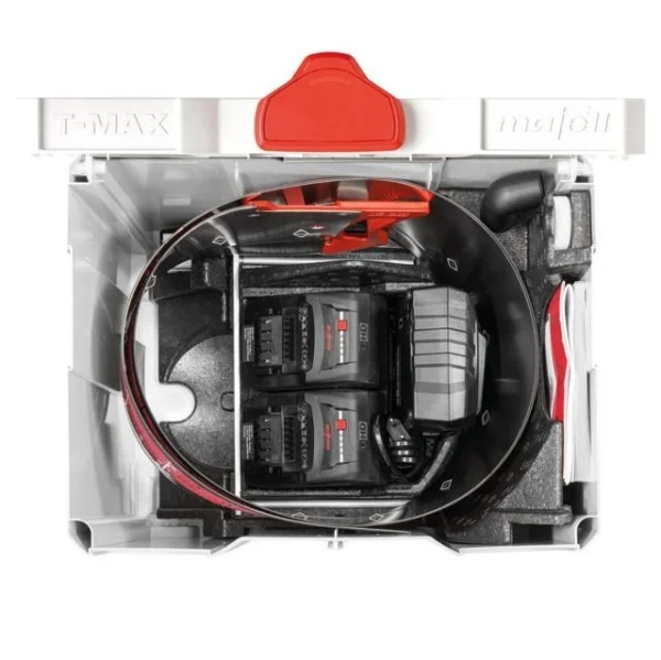 Mafell sistema sega troncatrice 18 v a batteria kss 40 18m bl in t-max 91d501 - dettaglio 7