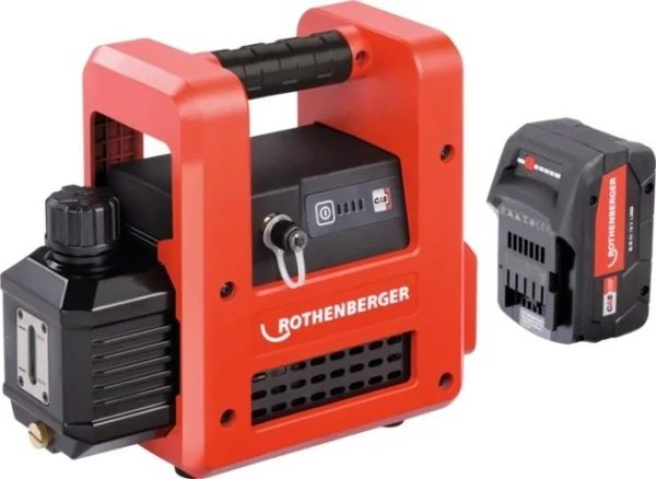 Rothenberger roairvac r32 2.0 pompa per vuoto bistadio a batteria 1000003230 - dettaglio 2