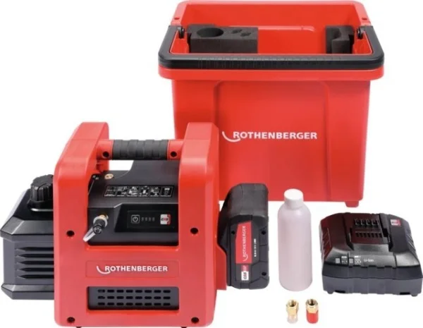 Rothenberger roairvac r32 5.0 pompa per vuoto bistadio a batteria 1000003233 - dettaglio 1